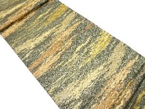 引箔 霞模様織り出し袋帯